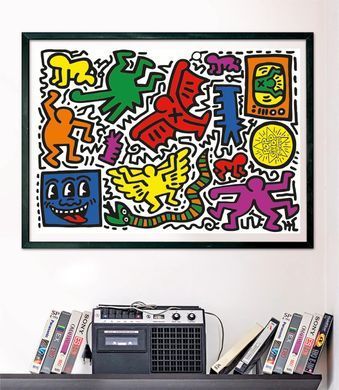 Пазл Clementoni Museum Collection Novo Art Series - Keith Haring  Кіт Харінг 1000 шт. (&lrm;39756)