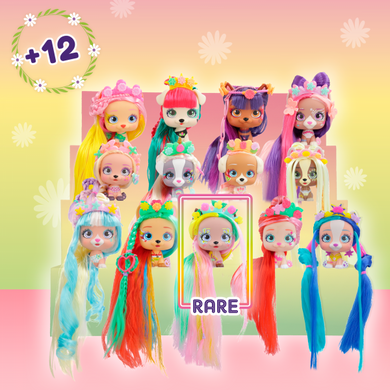 Игровой набор с фигуркой-сюрпризом IMC Toys VIP Pets Spring Vibes Модный любимец (712911)
