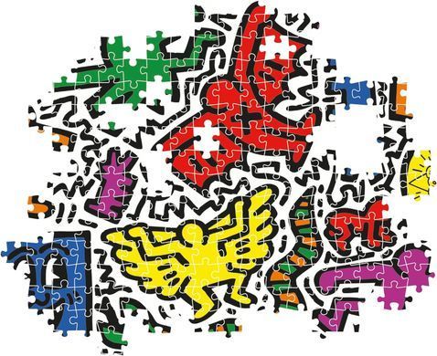 Пазл Clementoni Museum Collection Novo Art Series - Keith Haring  Кіт Харінг 1000 шт. (&lrm;39756)