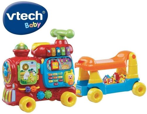 Розвиваюча музикальна іграшка VTech Sit-to-Stand Ultimate Alphabet Train Паровозик англ.мова (80-181901)