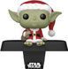 Фігурка Funko Pop! Star Wars Stocking Hanger Yoda in Santa Outfit Вішалка для панчіх Йода в костюмі Санти (79926)