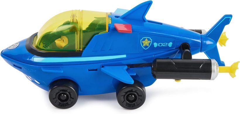 Ігровий набір Spin Master Paw Patrol Aqua Pups Chase Shark Vehicle Чейз Трансформер акула Аква цуценята (6066415)