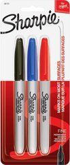 Маркеры перманентные Sharpie Permanent Markers, Fine Point 3 шт. (30173)