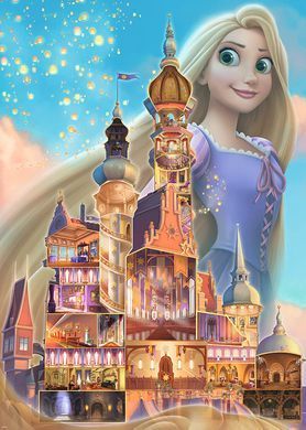 Пазл Ravensburger Disney Castles - Rapunzel Рапунцель 1000 шт. (&lrm;&lrm;17336)