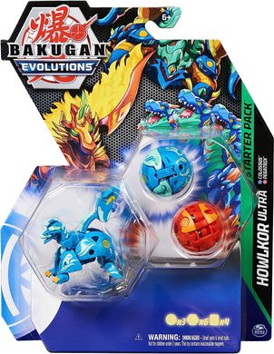 Ігравий набір Spin Master Bakugan Evolutions Howlkor Ultra, Colossus, Pegatrix (6063601)