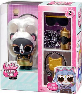 Игровой набор LOL Surprise Hair Hair Hair with Real Hair Стильные прически Solo Skunk (584469/HHH-216)