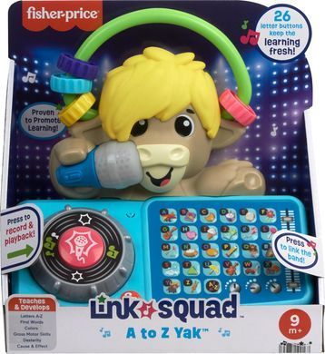 Интерактивная игрушка Fisher-Price Link Squad A to Z Yak Буквы и лексика Версия на английском языке (HTX03)