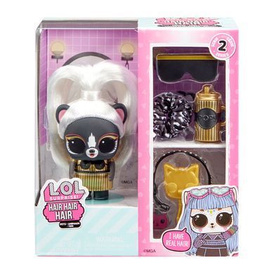 Игровой набор LOL Surprise Hair Hair Hair with Real Hair Стильные прически Solo Skunk (584469/HHH-216)