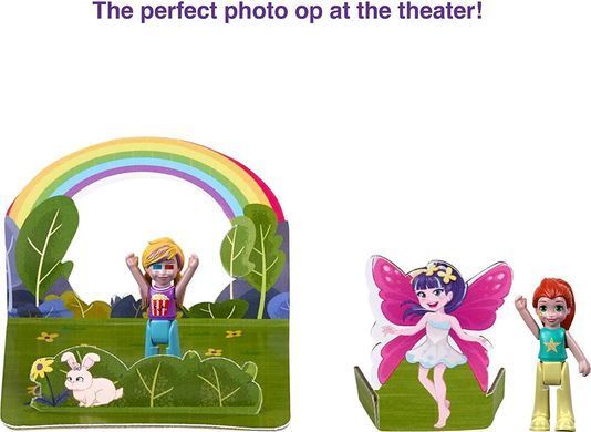 Игровой набор Полли Покет Polly Pocket Un-Box-It  Карманный Мир Попкорн в кинотеатре (GVC96)