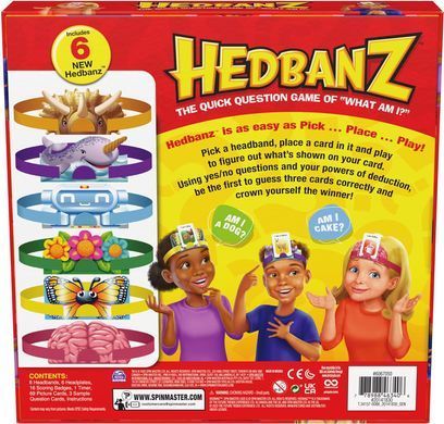 Настольная игра Spin Master Hedbanz  Кто Я! Английский язык (6067050)