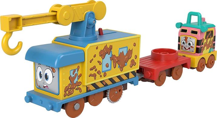 Моторизованный паравозик Fisher-Price Thomas & Friends Muddy fix em friends Crane & Sandy Карли и Сэнди (HHN43)