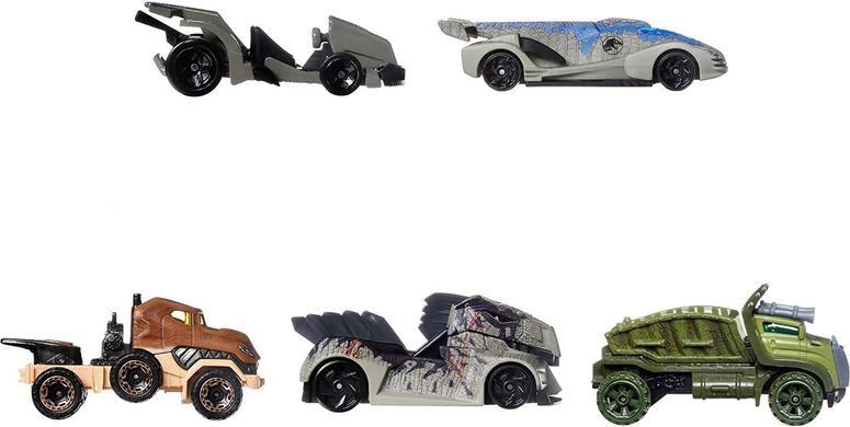 Колекційний набір машинок Hot Wheels Jurassic World Dominion Character Юрський період (GYJ92)
