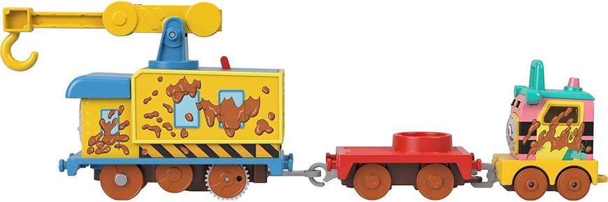 Моторизованный паравозик Fisher-Price Thomas & Friends Muddy fix em friends Crane & Sandy Карли и Сэнди (HHN43)