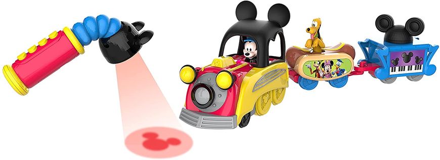 Ігровий набір Disney Junior Mickey Mouse Funhouse Light the Way Train Поїзд Міккі Мауса з фонариком (38014)