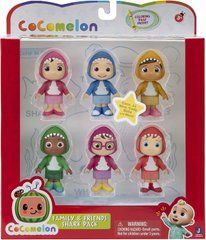 Фигурки CoComelon Семья и друзья в тощие акула 6 шт. Кокомелон (CMW0046)