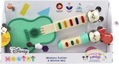 Розвиваюча музична іграшка Disney Hooyay Rock n Swap Міккі Маус Музична гітара + мікрофон Англ. мова (20865)