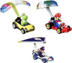 Подарунковий набір машинок Hot Wheels Super Mario Kart Vehicle 3 шт. (HDB38)
