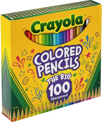 Набор карандашей Crayola Colored Pencils 100 штук (04-6841)