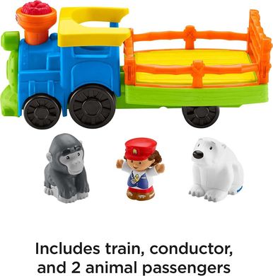 Музичний паровозик Fisher-Price Little People Zoo Train Зоопарк (CMP36)