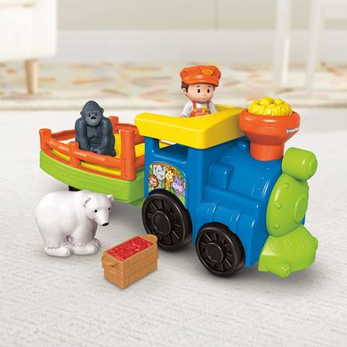 Музичний паровозик Fisher-Price Little People Zoo Train Зоопарк (CMP36)