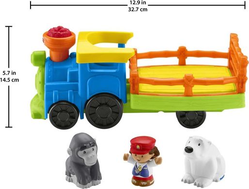 Музичний паровозик Fisher-Price Little People Zoo Train Зоопарк (CMP36)