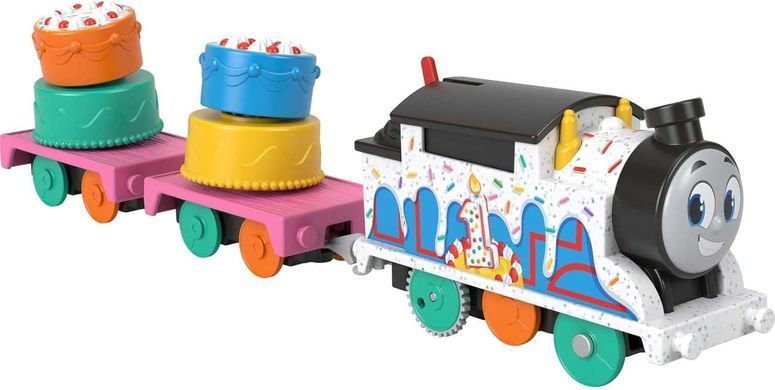 Моторизований паравозик Fisher-Price Thomas & Friends Wobbly Cake Thomas (HTN31)