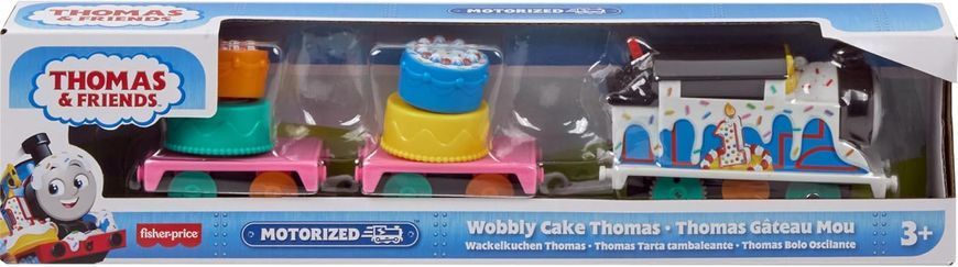 Моторизований паравозик Fisher-Price Thomas & Friends Wobbly Cake Thomas (HTN31)