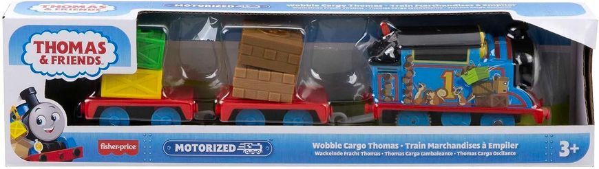 Моторизований паравозик Fisher-Price Thomas & Friends Thomas Wobble Cargo Томас Воббл Карго (HNN06)