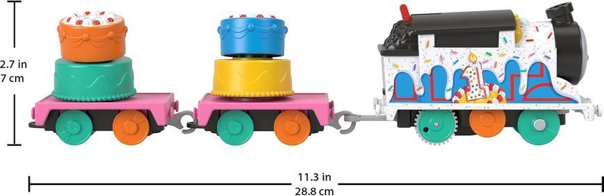 Моторизований паравозик Fisher-Price Thomas & Friends Wobbly Cake Thomas (HTN31)