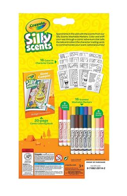 Набір для творчості Crayola Silly Scents Marker Activity Ароматизовані маркери 16 шт (04-0114)