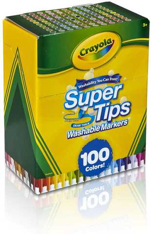 120 Crayola Super Tips Markers with Silly Scents