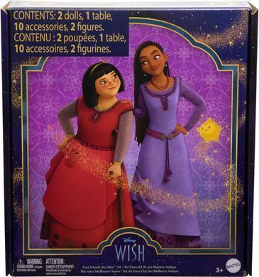 Ігровий набір ляльок Mattel Disney Wish Asha & Dahlia of Rosas Posable Аша та Далія (HRC21)