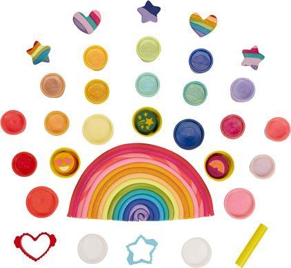 Ігровий набір пластиліну Play-Doh Bright 'n Happy Variety 21 баночки 1.58 кг. (F3628)
