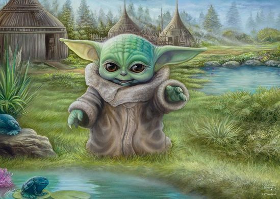 Пазл Schmidt Thomas Kinkade Star Wars The Mandalorian - Childs Play 1000 шт. (59955)