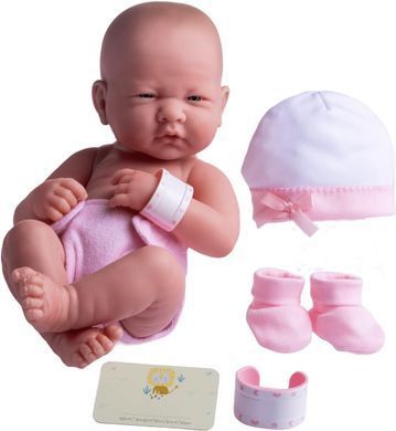 Вінілова лялька JC Toys La Newborn Boutique 14 Inch Новонароджена дівчинка Berenguer (18543)