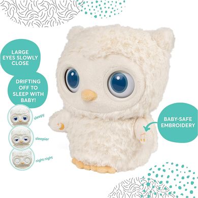 Интерактивная игрушка Spin Master Baby GUND Baby Sleepy Eyes Owl Bedtime Soother Плюшевая Сова (6060243)