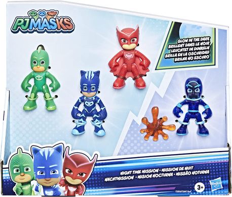 Ігровий набір PJ Masks Night Time Mission Glow-in-The-Dark Герої в Масках Нічна місія (F2836)