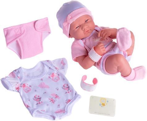 Вінілова лялька JC Toys La Newborn Boutique 14 Inch Новонароджена дівчинка Berenguer (18543)