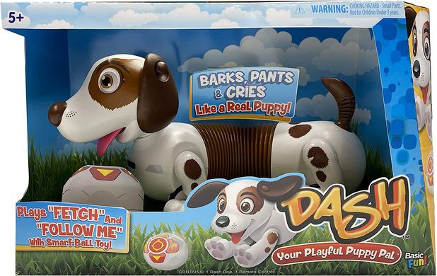 Інтерактивна собачка Basic Fun Anipets - Dash - Your Playful Puppy Pal Даш (60033)