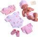 Вінілова лялька JC Toys La Newborn Boutique 14 Inch Новонароджена дівчинка Berenguer (18543)